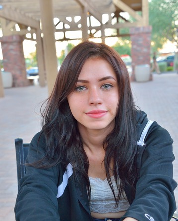 Lucie Toying Her Ass On The Terrace