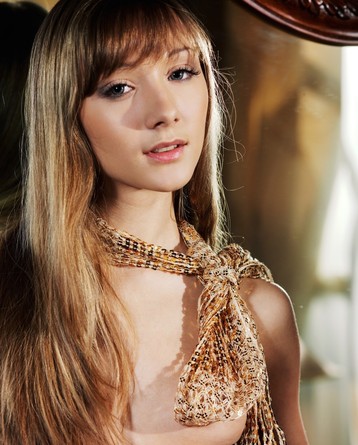 Lucy takes off her sexy corset