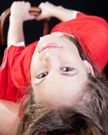 Teen Beauty Stripping In The Studio